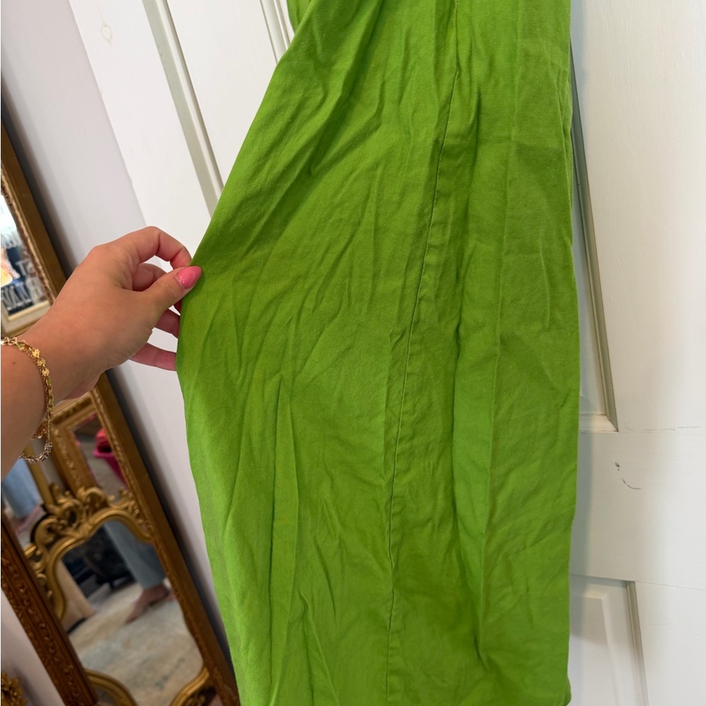 Urban Revivo Lime Green Drawstring Dress - Picture 3 of 7